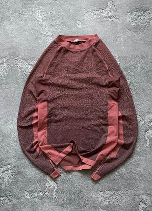 Adidas pink адидас розовая женская термо рашгард для спорта компрессионка