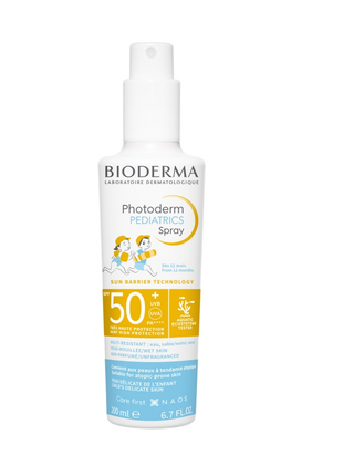 Солнцезащитный спрей для детей bioderma photoderm kid spray spf50+ 200 ml