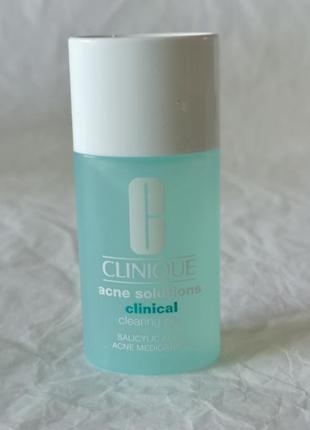 Крем-гель для ухода за проблемной кожей clinique acne solutions clinical clearing gel, 15мл2 фото