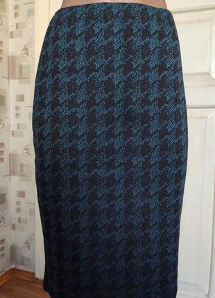 Юбка карандаш гусиная лапка.