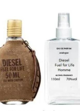 Diesel fuel for life homme 110 мл - духи для мужчин (дизель фуел фо лайф хом) очень устойчивая парфюмерия