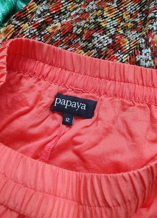Натуральная коттоновая летняя длинная юбка на резинке2 фото