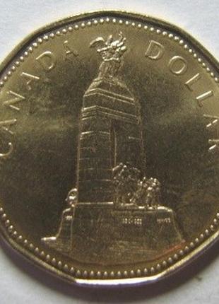 Канада 1 долар, 1994 національний меморіал
