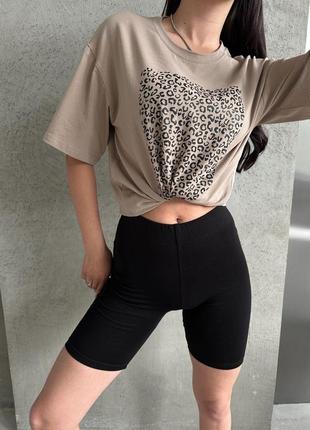 Велосипедки женские трикотажные короткие short чёрный р.40-62