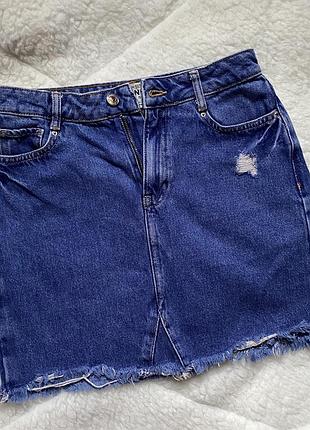 Джинсова спідниці від new look.