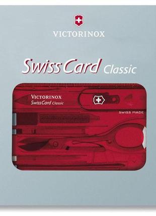 0.7100.t набір victorinox swiss card rubi червоний6 фото