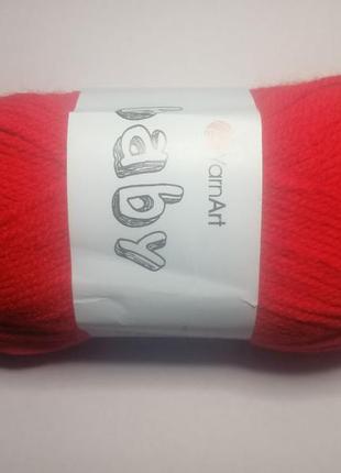 Yarnart "baby", червоний, №156