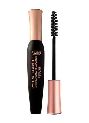 Туш для вій bourjois paris volume glamour mascara ultra-volumateur 6 noir, чорна, 12 мл