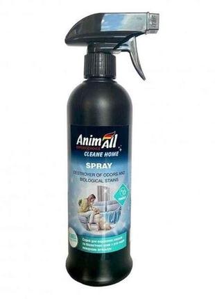 Спрей-винищувач запахів та біологічних плям гіпоалергенний cleane home 500мл тм animall1 фото