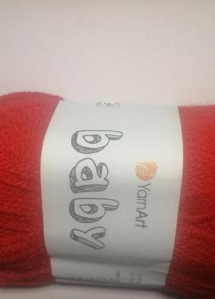 Yarnart "baby", темночервоний, №576
