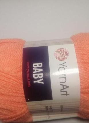 Yarnart "baby", оранж, №622