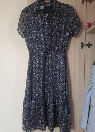 Сукня темно-синя