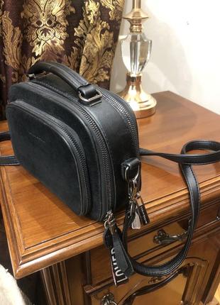 Сумочка, сумка черная женская karlos marconi7 фото