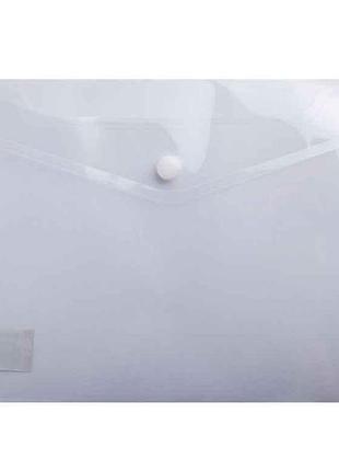 Папка-конверт, на кнопці, а5, прозора bm.3936-00 тм buromax