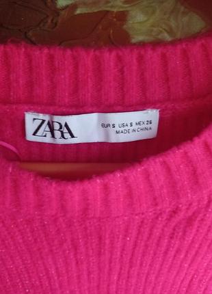 Крутевая яркая теплая кофта свитер от zara 4