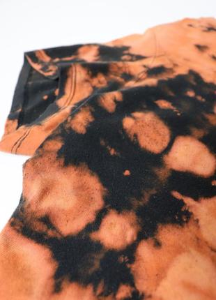 Жіноча ексклюзивна кастомна оверсайз футболка levi’s big logo tiedye. оригінал. велике лого. american vintage y2k oversize stussy zara h&m 37-38 5018 фото