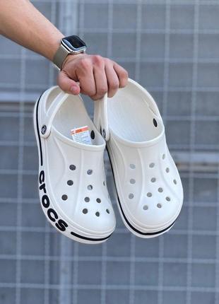 Крокси crocs bayaband white