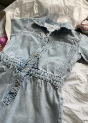 Джинсовый комбинезон zara5 фото