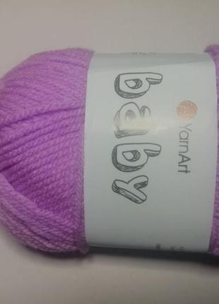 Yarnart "baby", сирень, No9560
