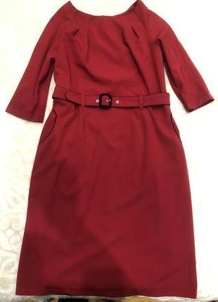 Платье женское красное 50-522 фото