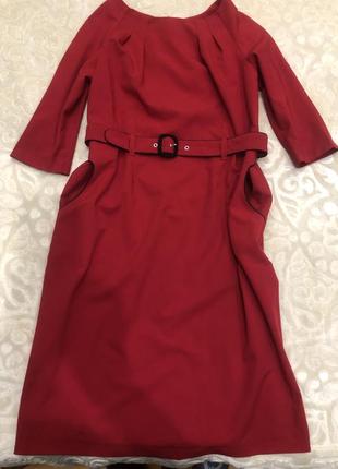 Платье женское красное 50-525 фото