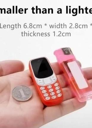 Мини мобильный телефон  l8star bm10 mini bluetooth , 2 sim карты, смартфон