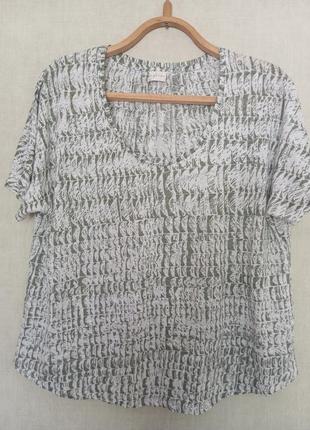 Футболка женская, лен poetry