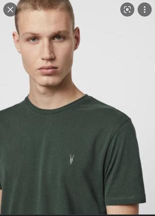 Распродажа allsaints ® mens brace crew t-shirt оригинал футболка свежих коллекций