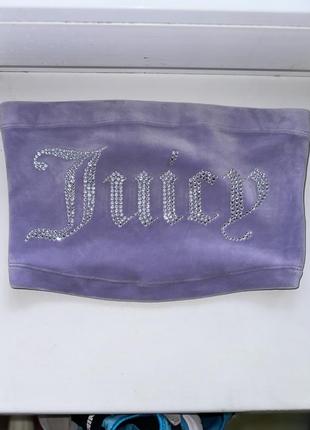 Juicy couture велюровый топ