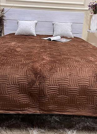 Велюровое покрывало 220/240 плетения