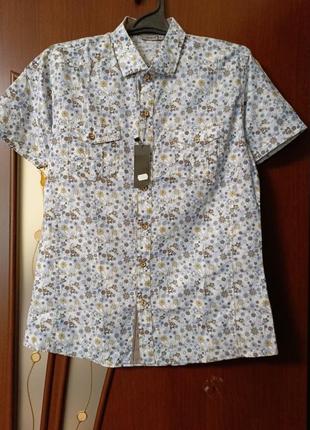 Стильная легкая рубашка, рубашка, тенниска