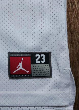 Біла чоловіча спортивна баскетбольна футболка світшот худі олімпійка jordan розмір XXS4 фото