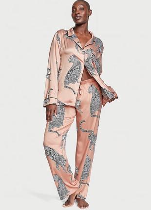 victoria s secret satin long pajama set 2800 165083994