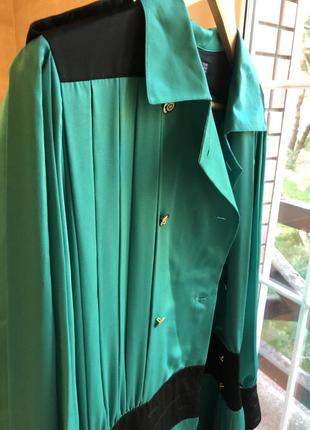 Louis feraud сукня плаття плащ вінтаж як шовк