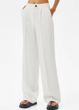 Брюки wide-leg bershka 🤍