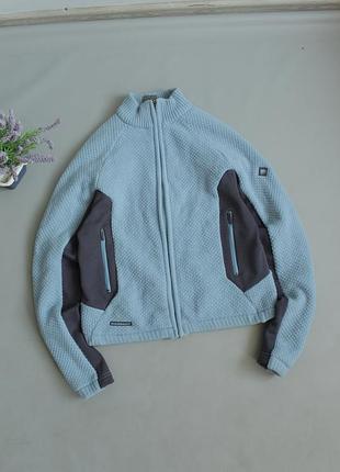 Nike acg baby blue голубой свитер на молнии найк vintage кофта женский
