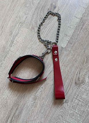 Ошейник для ролевых игр,кожа