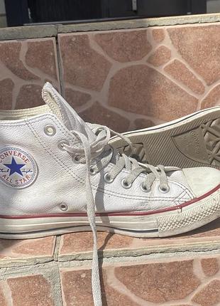 Білі кеди converse б/у