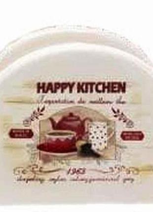 Серветниця 3662-11/1 happy kitchen (довжина-10см, h-8см)(без упаковки) тм snt