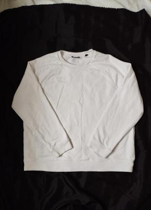 Свитер лонгслив белый свитшот кофта