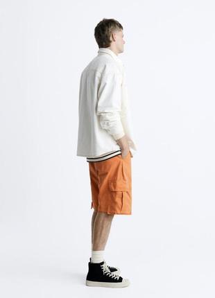 Трендові літні шорти-бермуди ripstop cargo від zara. нова колекція6 фото