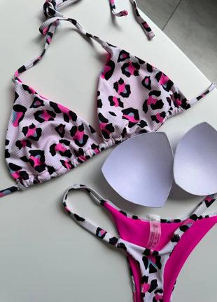 Купальник жіночий, трендовий купальник, купальник лео, леопардовий купальник, купальник в...