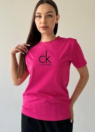 Жіноча футболка в стилі calvin klein різні кольори