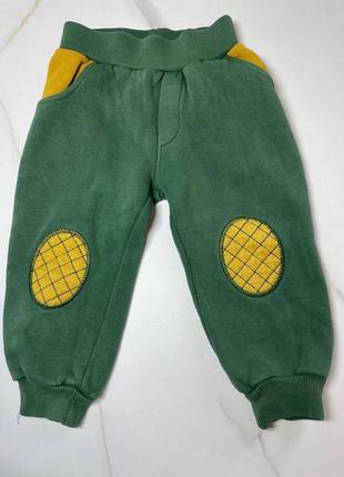 Штанці з латками 86-92 розміру 3555