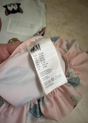 Купальник h&m 3-6 міс5 фото