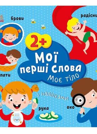 Развивающая книжка мои первые слова мое тело 1829004 с наклейками