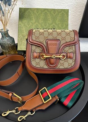 Женская сумка gucci lady web кожаная