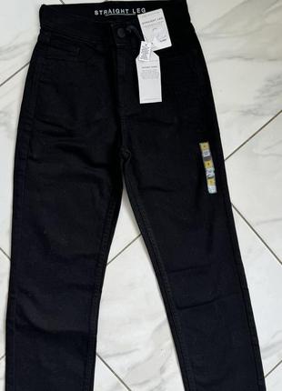 Чорні джинси marks джегінси стильні модні прямі1 фото