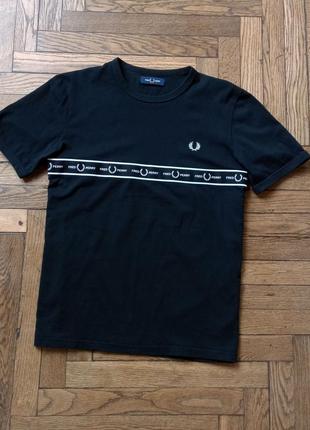 Мужская футболка fred perry taped chest2 фото