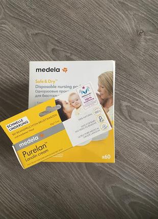 Medela purelan 37 g крем для сосок, прокладки для груди